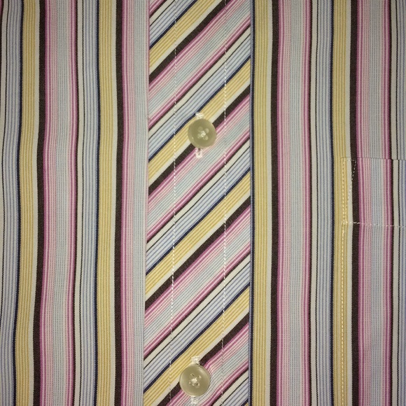 Men's Ted Baker London LAROSH Stripe Print Sirt - Picture 4 of 5